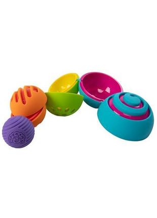 Игрушка-сортер сенсорная сферы омби fat brain toys oombee ball  (f230ml)3 фото