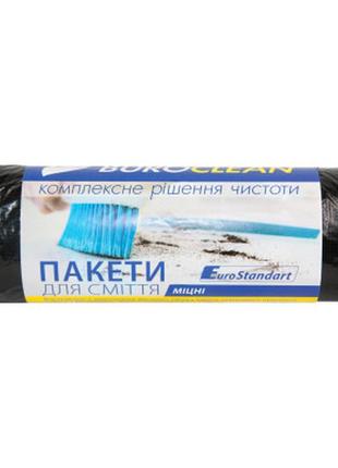 Пакети для сміття buroclean eurostandart міцні чорні 160 л 10 шт. (4823078922908)