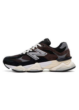 Мужские кроссовки new balance 9060 rain cloud brown.