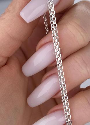 🇺🇦 ланцюг срібло 925° жіночій пб-50