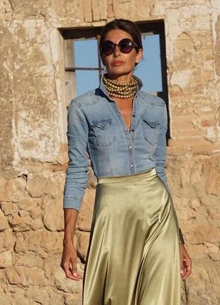 Джинсова рубашка сорочка