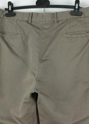 Укороченные чино брюки suitsupply cotton/linen campo chino shortened pants5 фото