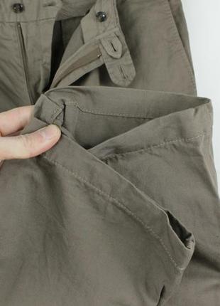 Укороченные чино брюки suitsupply cotton/linen campo chino shortened pants6 фото