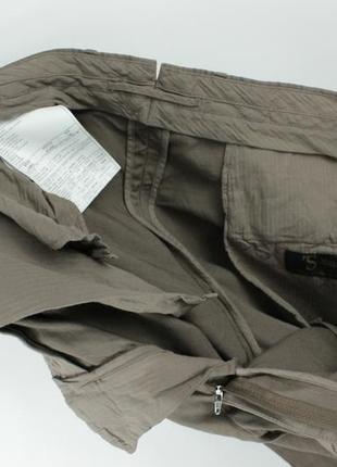 Укороченные чино брюки suitsupply cotton/linen campo chino shortened pants7 фото