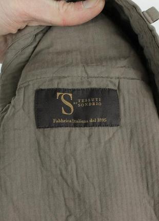 Укороченные чино брюки suitsupply cotton/linen campo chino shortened pants8 фото
