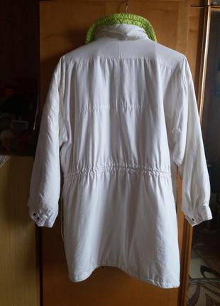 Куртка женская длинная брендовая 48 - 50 размер белая4 фото