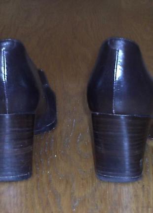 Туфлі шкіряні р.40 1/2 ст. 28 см martinez valero каблук-6,5 см3 фото