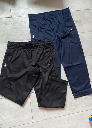 Пак набор спортивных брюк темно синие и черные slezenger