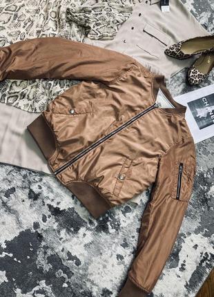 Бомбер куртка олимпийка pull & bear