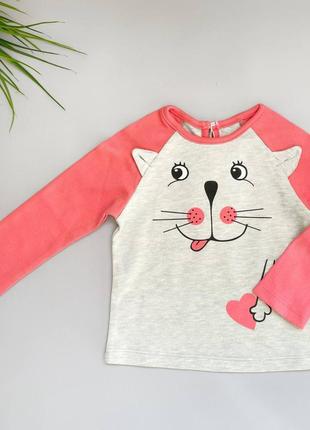 Футболка дитяча з довгим рукавом для дівчинки тм бембі фб575 р.80