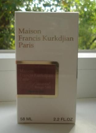 Maison francis kurkdjian baccarat rouge 58 мл2 фото
