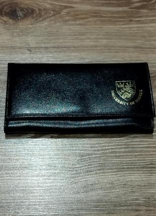 Вінтажний гаманець england genuine leather