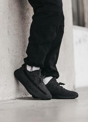 Кроссовки adidas yeezy boost 350 v2 black reflective