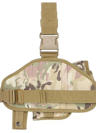 Кобура тактична стегнова універсальна aokali outdoor b38 camouflage cp