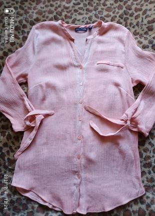 (316) вискозная блузка/рубашка charles vogele /размер евро 423 фото