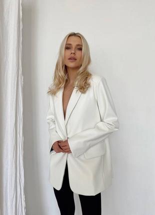 Пиджак кожа