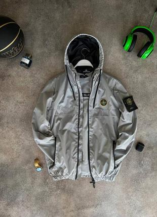 Куртка ветровка анорак мастерка мужская stone island / курточка вітровка чоловіча стон исланд