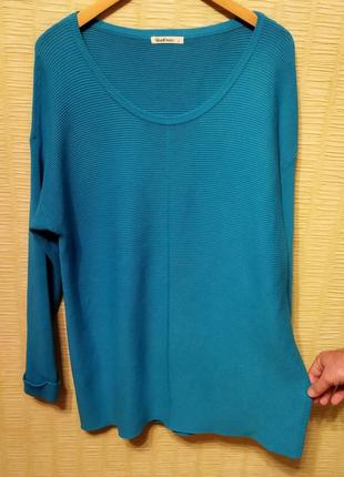 🌀🌀 натуральна туника джемпер в рубчик кофта