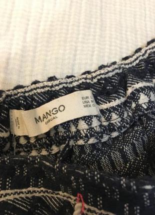 Короткі стильні шорти у смужку молодіжні актуальні від mango манго2 фото