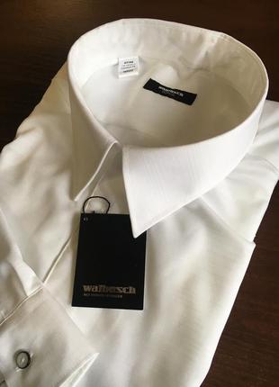 Стильна біла сорочка walbusch. німеччина