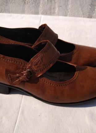 Комфортные туфли из натуральной кожи gabor3 фото