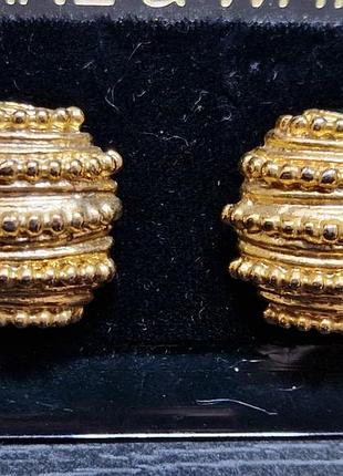 Винтаж! редкость! серьги dauplaise! usa!