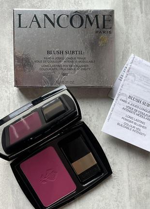 Пудровые румяна lancome blush subtil1 фото