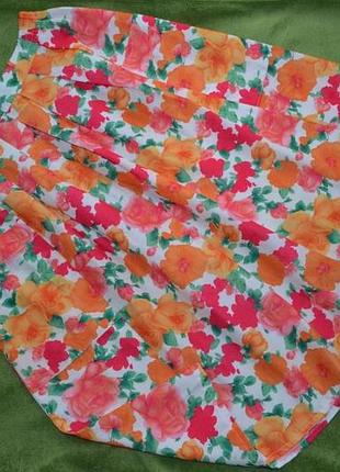 Яркая летняя юбка р. m/l