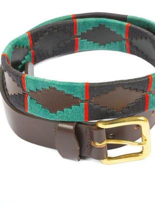 Ремень gaucho belts мужской l, xl из шорной кожи оригинал ручна робота