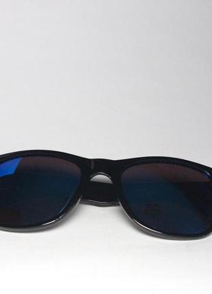 Солнцезащитные очки вайфаер рб wayfarer синие унисекс распродажа sale4 фото