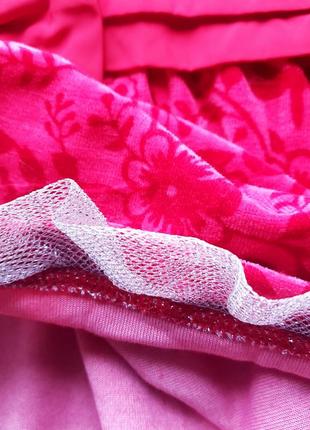 Reima tutta нарядное красное платье длинный рукав девочке 12-18-24м 80-86-92 см4 фото
