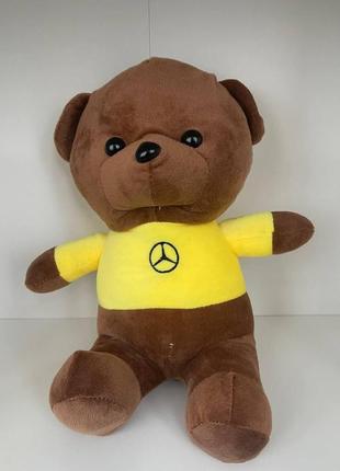 Мягкая плюшевая игрушка «мишка» коричневого цвета, 30 см