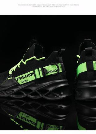 Спортивные (женские) кроссовки «fashion sport» черного цвета, 37 размер4 фото