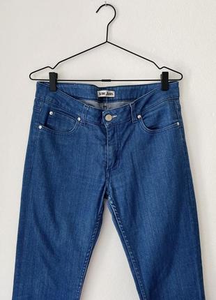 Завужені сині джинси acne studios slim jeans