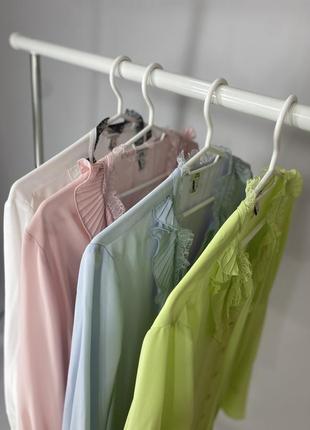 Весенняя блуза в 4-х цветах8 фото