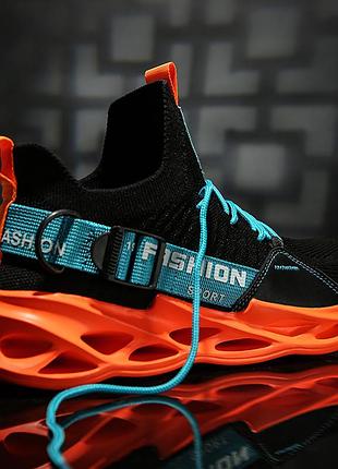 Спортивные (женские) кроссовки «fashion sport» оранжевого цвета, 38 размер