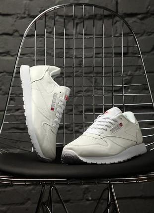 Кроссовки reebok classic "white"