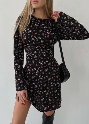 420 грн🖤платье женское в цветочный принт