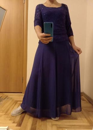 Дивовижна сукня комбінована гіпюром. розмір 1210 фото