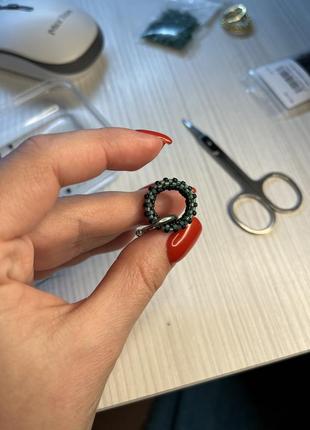 Серьги конго из бисера 2