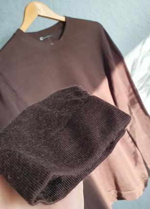 Шерстяной свитер кофта пуловер со знаком качества woolmark💫 pure new wool🧶🐑2 фото