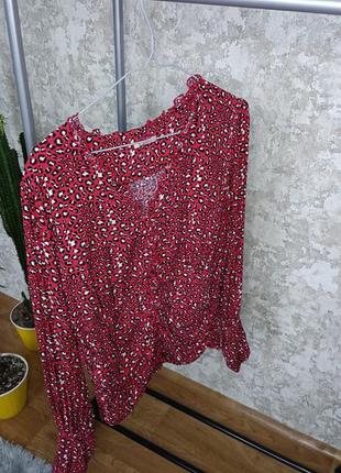 Актуальная блуза в леопардовый принт размер l от joe browns1 фото