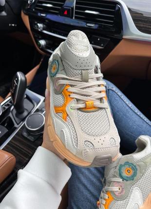 Жіночі кросівки adidas astir white orange / smb6 фото