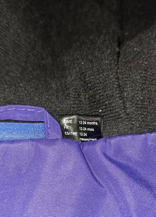 Куртка для девочек lupilu зима/холодная весна/осень фиолетового цвета5 фото