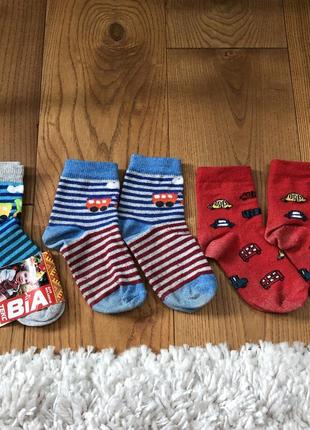Hot wheels набор носков с машинками размер 14-16