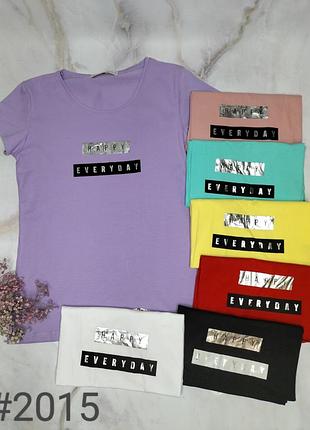 Футболка женская 6 цветов4 фото