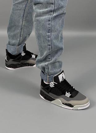 Мужские кроссовки nike air jordan 4 retro fear pack5 фото