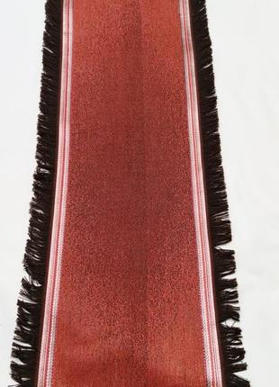 Винтажный шерстяной шелковый шарф тесьма бахрома gianfranco ferre /7739/6 фото