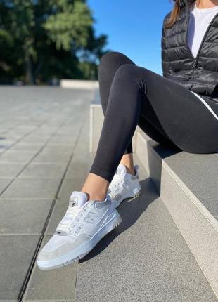 Кроссовки new balance 550 white grey silver a+