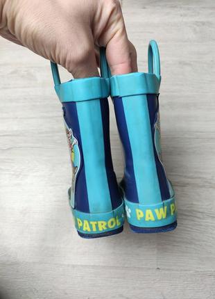 Резиновые сапоги ботинки щенячий патруль3 фото